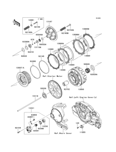 VN1700 Сцепление