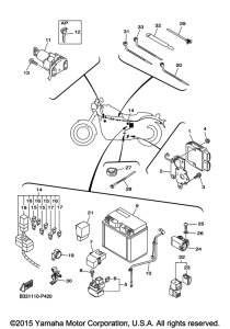 XVS950CR Электрика 2