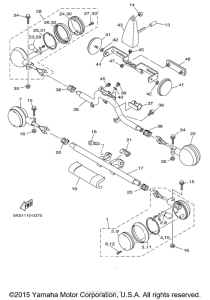 XVS1100AMC Поворотники