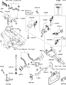 VN1600 Замок зажикания