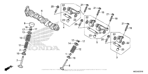 VFR1200F (DCT) Camshaft + Valve (Rr.)