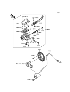 VN1700 Главный тормозной цилиндр