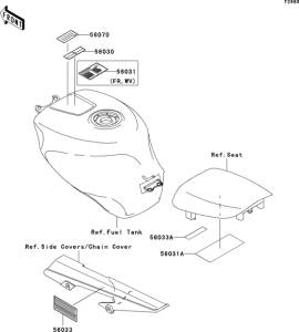 ZX636 Лейбл предостережения