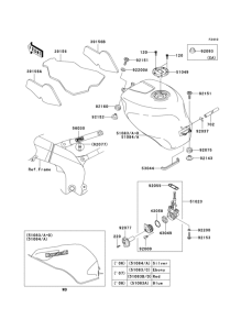ZX600 Fuel tank(1 / 2)