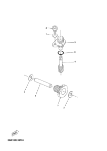 TZR50 Тахометр