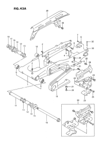 DR350 Маятник задний