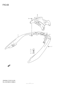 AN400 (ABS) Pillion Rider Handle (An400A L2 E33)