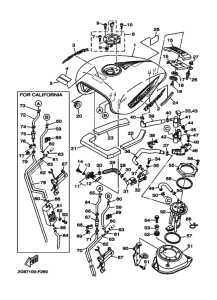 XV1700PC XV17PCMW Tank fuel