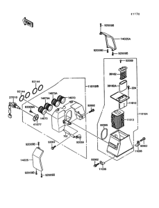 Z550 Воздушный фильтр