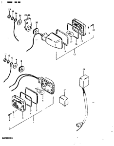 GS1000 Поворотники