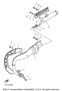 PW80H Выхлопная система