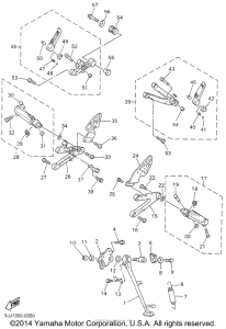 YZF-R1 Подножки