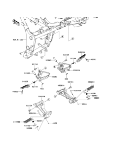 EX300 Подножки