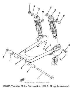 MX100F Rear arm-rear cushion