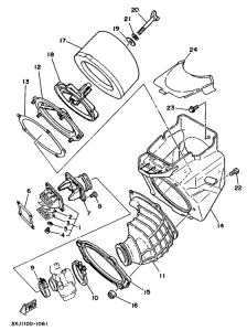 YZ125D Впускная система