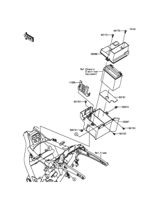 VN1700 Короб для АКБ