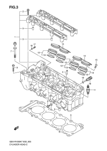 GSX-R1000 Головка цилиндров