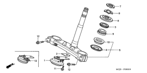 CBR900RE Траверса нижняя