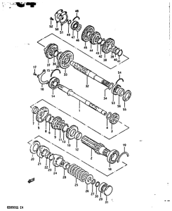 GS850 Трансмиссия