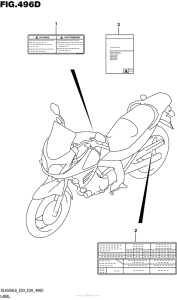 DL650 (ABS) Label (Dl650Xal6 E28)