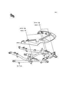 KLZ1000 Боковые обтекатели