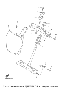 YZ250FYL Управление