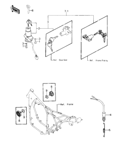 KZ550 Замок зажикания