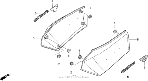 GL1500SE Боковые обтекатели