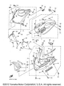 YZF1000RJC Обтекатели