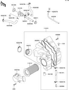 ER500 Воздушный фильтр