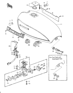 KZ1000 Tank fuel