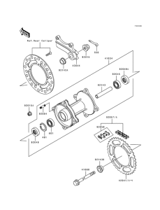  Задняя втулка