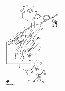 PW50 Боковые обтекатели