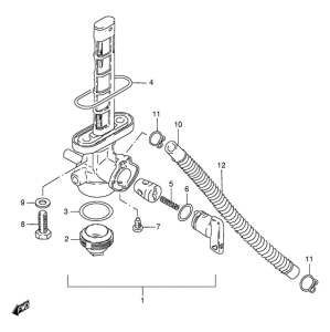 TS50 Топливный кран