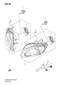 AN650 (ABS) Фара