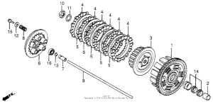 CB650SC Сцепление