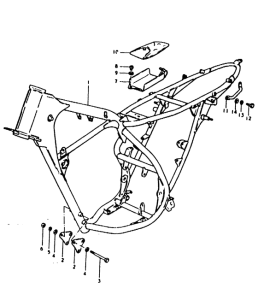 TS125 Frame comp