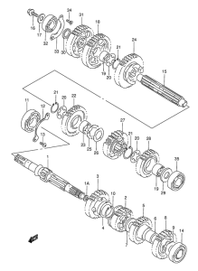 VL1500 Трансмиссия