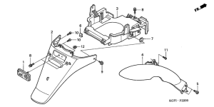 NES150 Заднее крыло
