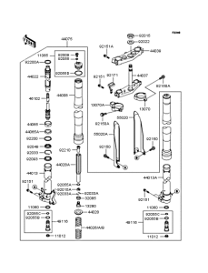  Передняя вилка