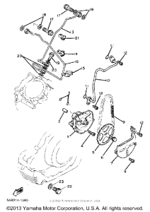 XV920RH Масляный насос