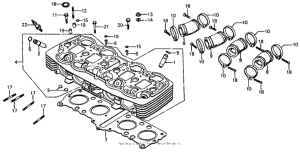 CB750 Головка цилиндров
