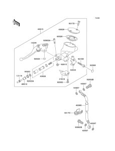 VN1500 Цилиндр сцепления