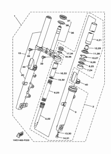 YZF-R3 Передняя вилка