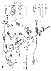 DL650 Жгут проводов