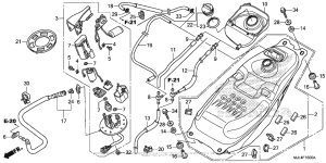 NC700X Fuel Tank + Fuel Pump