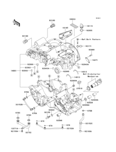 EJ650 Картер двигателя