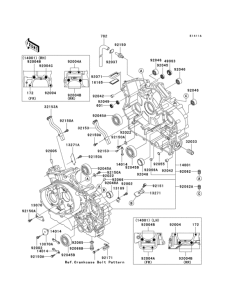 VN1500 Crankcase(1 / 2)(r2-r5)