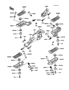 ZG1000 Подножки