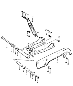 GT250 Маятник задний